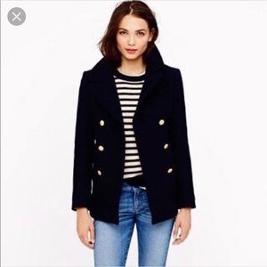 J.Crew Wool Navy Pea Coat